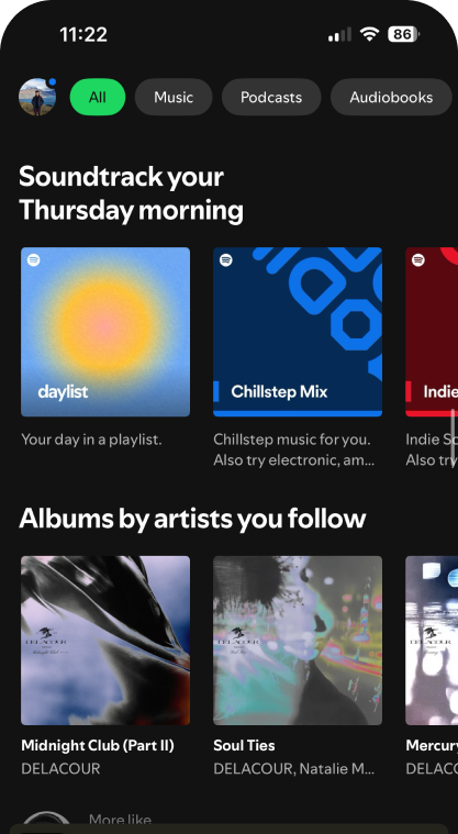 Spotify screenshot